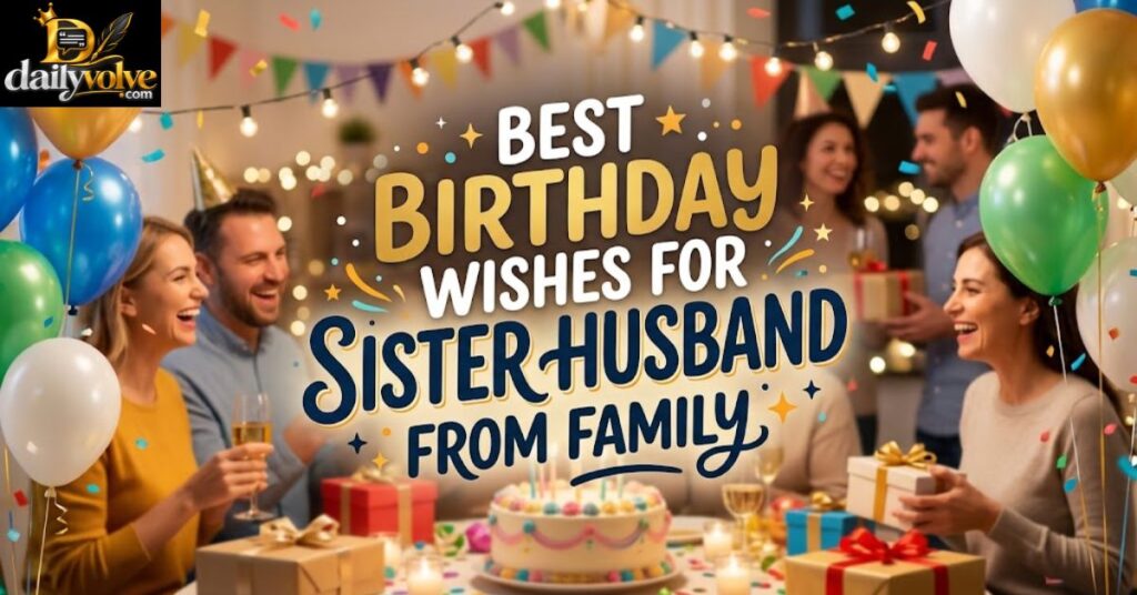 Best Birthday Wishes for Sister Husband From Family