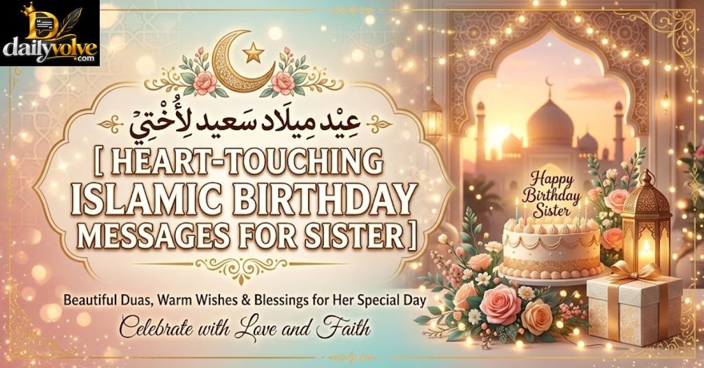 Heart-Touching Islamic Birthday Messages for Sister