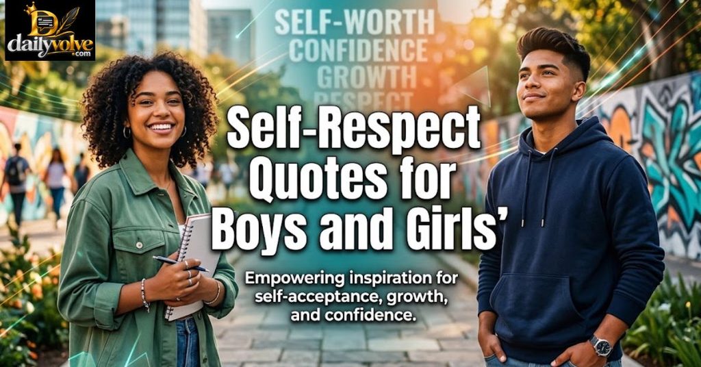 Best Self Attitude QSelf-Respect Quotes for Boys and Girlsuotes