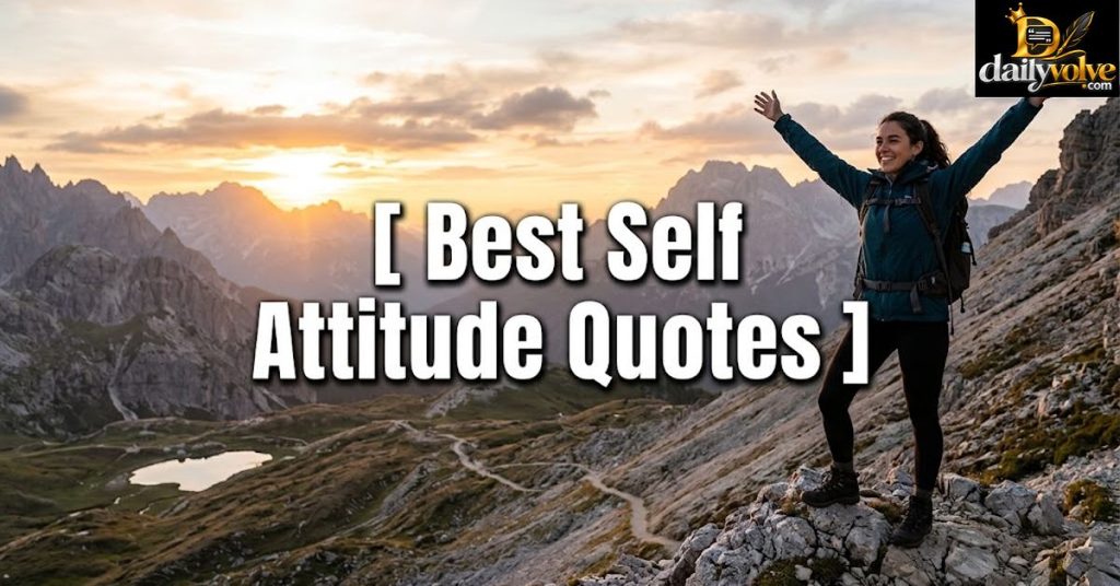 Best Self Attitude Quotes