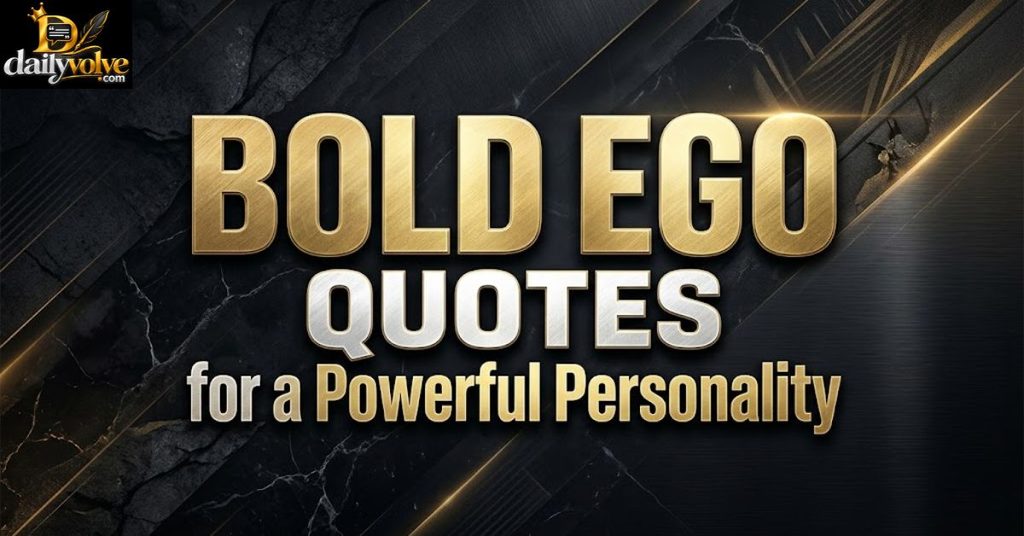 Bold Ego Quotes for a Powerful Personality