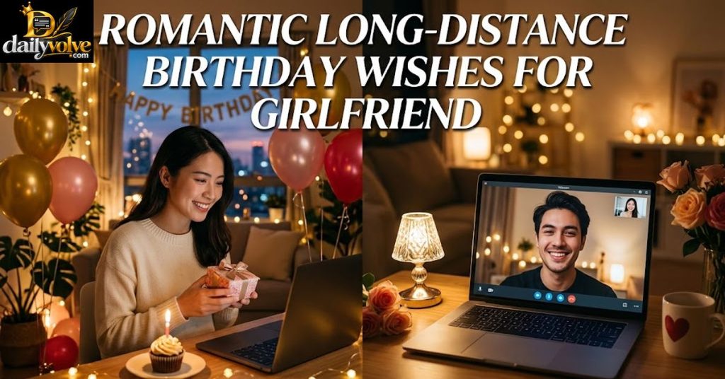 Romantic Long-Distance Birthday Wishes for Girlfriend